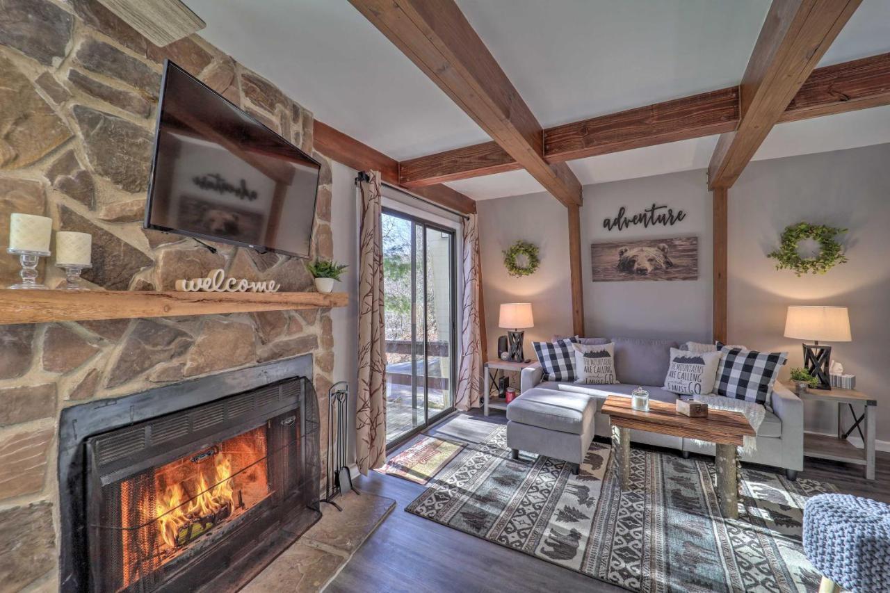 Banner Elk Mountain Retreat With Deck And Fireplace Exteriér fotografie